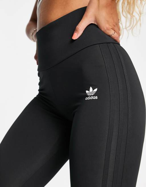 adidas Originals trefoil leggings in black, ASOS