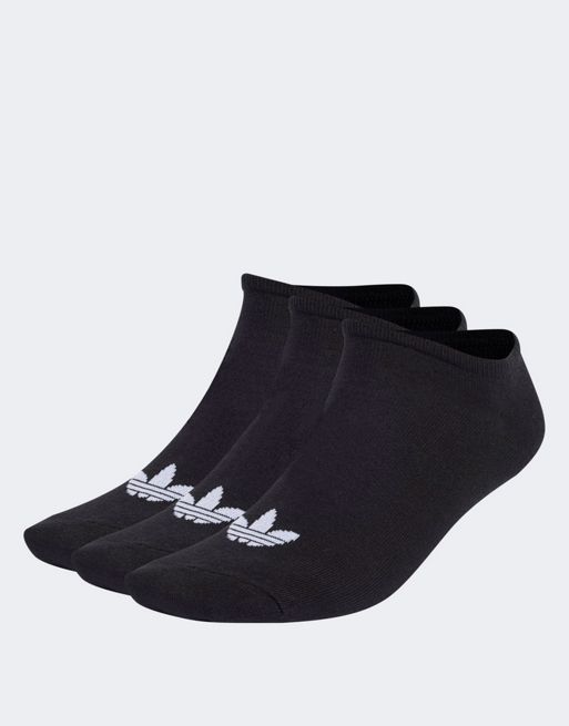adidas Originals Trefoil Liner Socks 6 Pairs in Black | ASOS