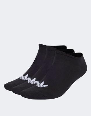 adidas Originals Trefoil Liner Socks 6 Pairs in Black | ASOS