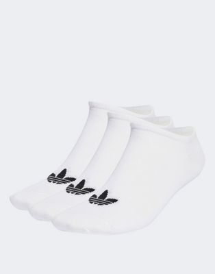 adidas Originals Trefoil Liner Socks 6 Pairs in White