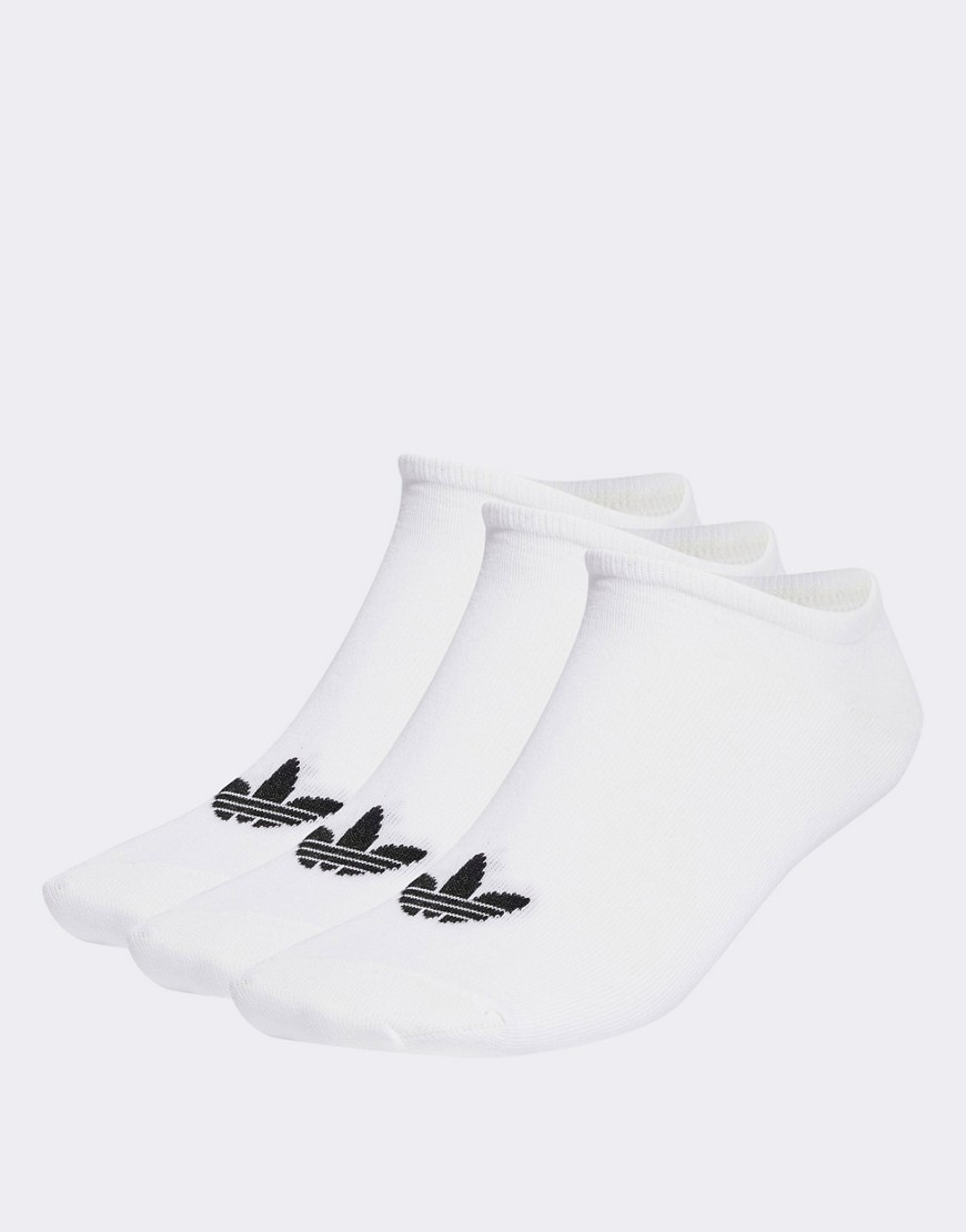 adidas Originals Trefoil Liner Socks 6 Pairs in White