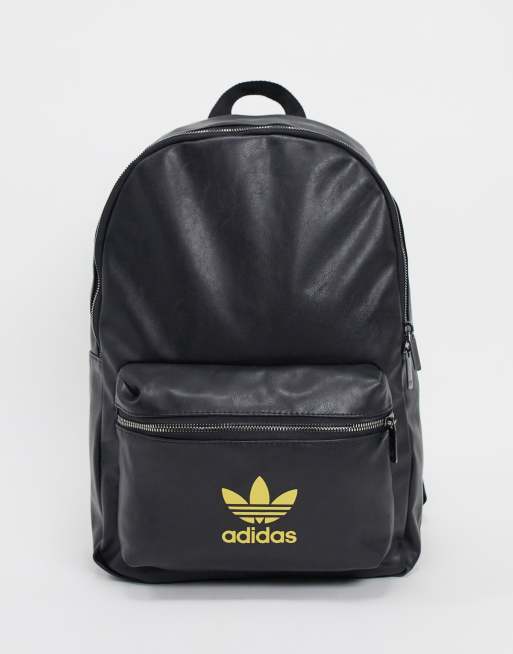 Adidas originals trefoil hotsell logo backpack in black