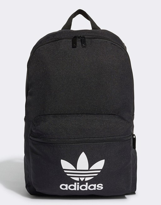 adidas Originals Trefoil logo backpack in black