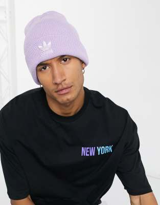 Purple best sale adidas beanie