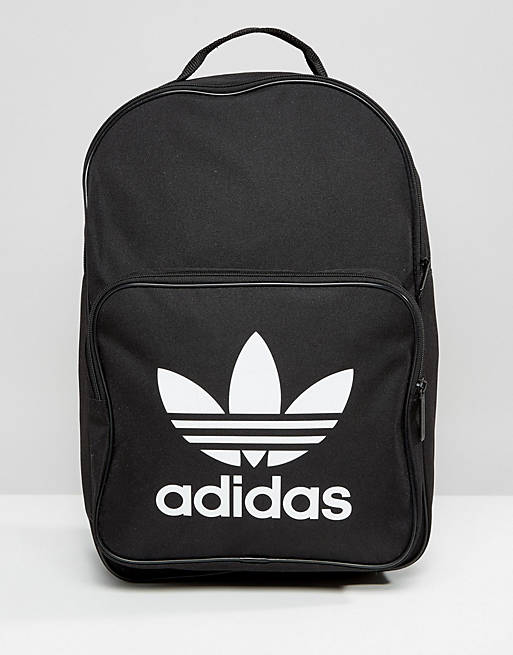 adidas Originals trefoil logo black backpack