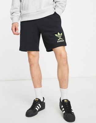 adidas Originals trefoil logo shorts in black - ASOS Price Checker