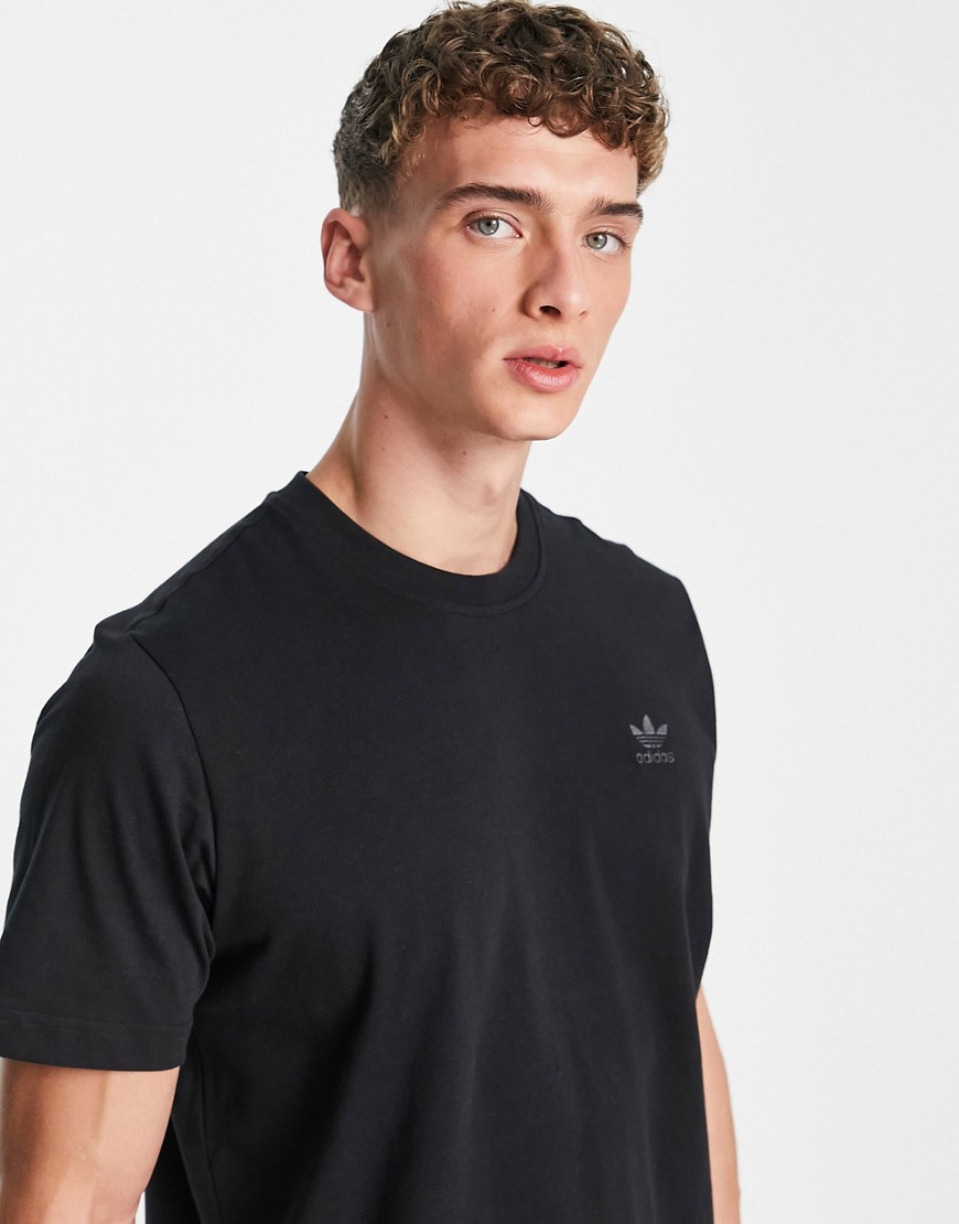adidas Originals Trefoil logo t-shirt in black