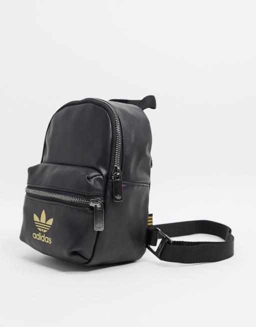 Black and on sale gold adidas backpack