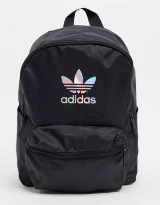 black and grey adidas backpack