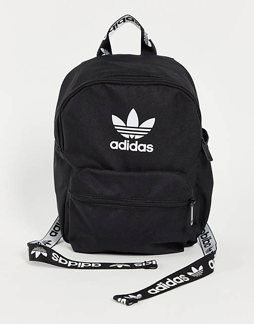 adidas Originals trefoil mini backpack in black