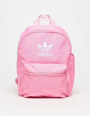 Pink adidas hot sale trefoil backpack