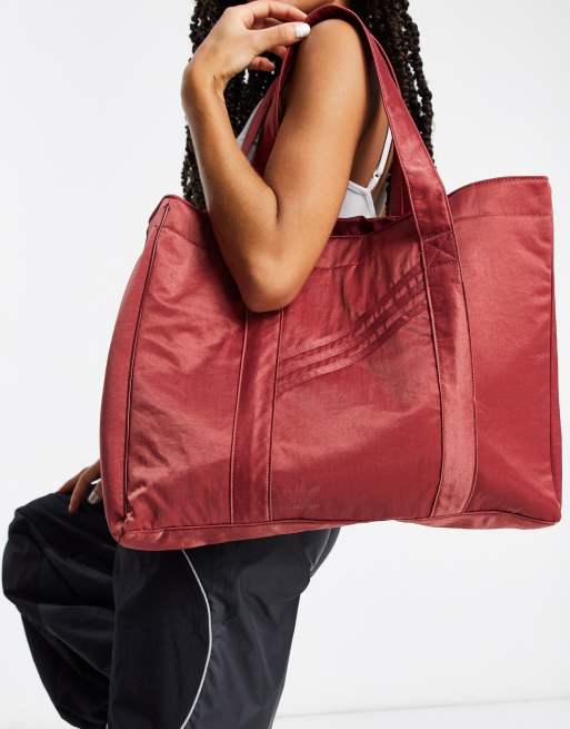 adidas Originals trefoil mini shopper bag in red | ASOS