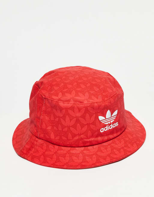 Adidas red sale bucket hat