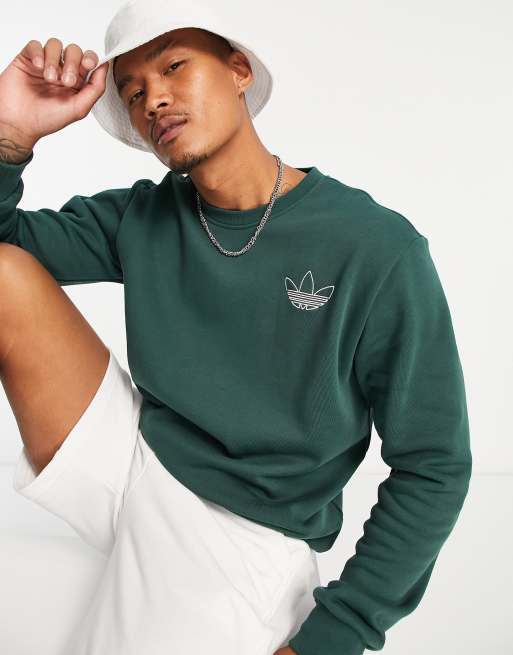 adidas Originals Trefoil Series sweatshirt green | ASOS