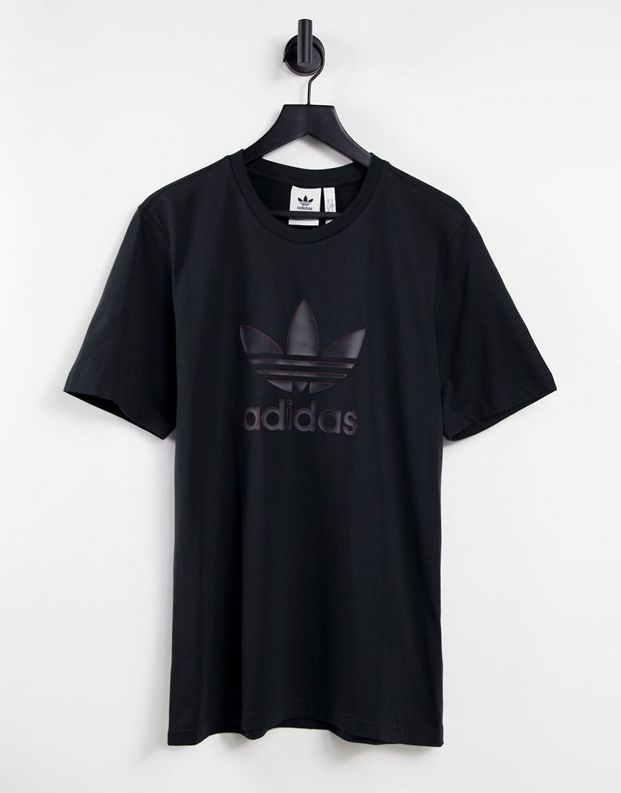 Adidas Originals Trefoil series t-shirt in black