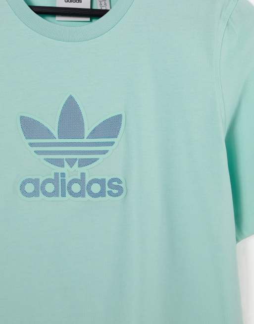 adidas Originals trefoil series t shirt in mint | ASOS