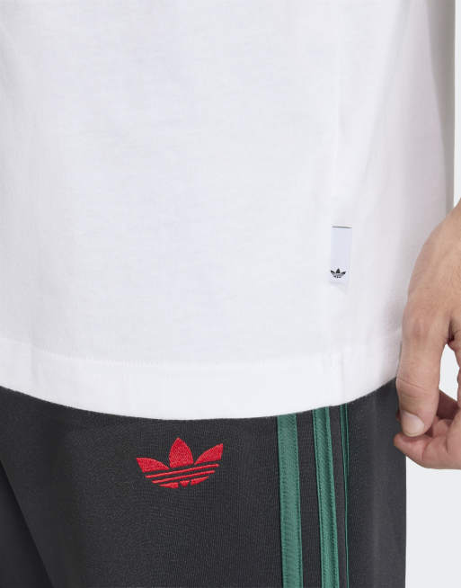 adidas Originals – Trefoil Series – T-Shirt in Weiß mit Figuren-Print, 3 von 4
