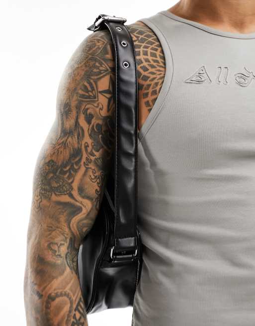adidas Originals trefoil shoulder bag in black | ASOS