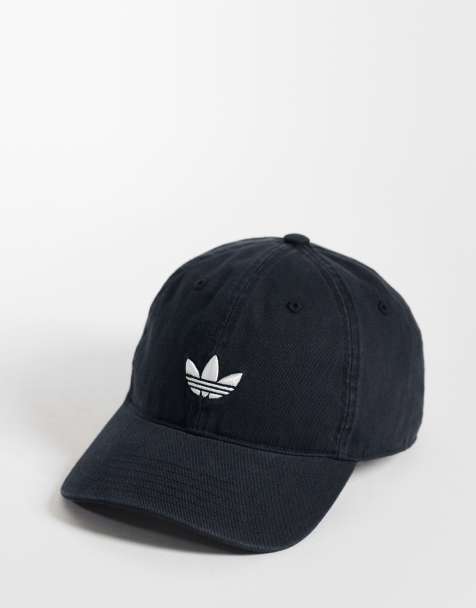 adidas Originals trefoil snapback cap in black - view 1