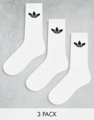 adidas Originals trefoil socks in white