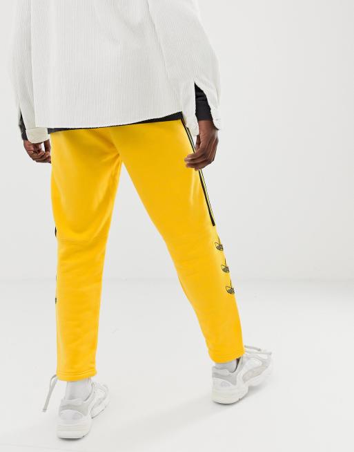 WOMEN'S ADIDAS ORIGINALS TREFOIL SWEATPANTS YELLOW – NRML