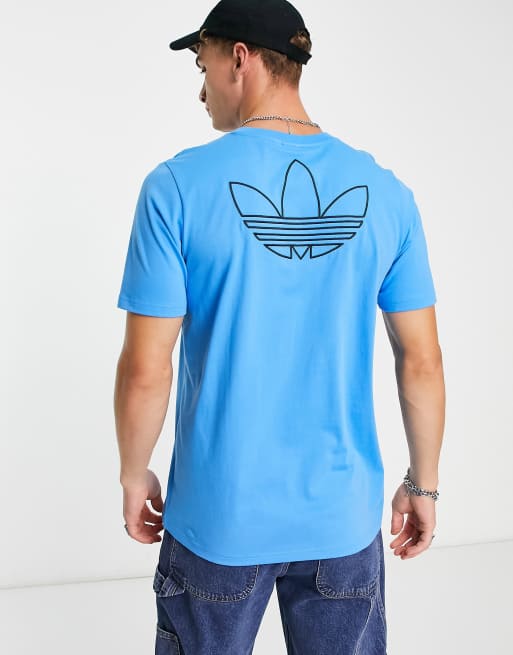adidas Originals Trefoil t-shirt in blue