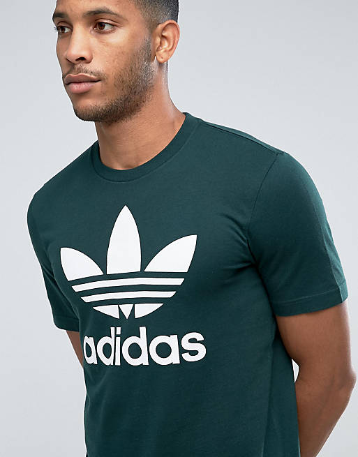 adidas Originals Trefoil T-Shirt In Green CD9304 | ASOS
