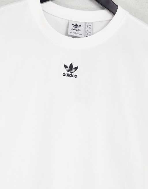 Adidas trefoil white t 2025 shirt