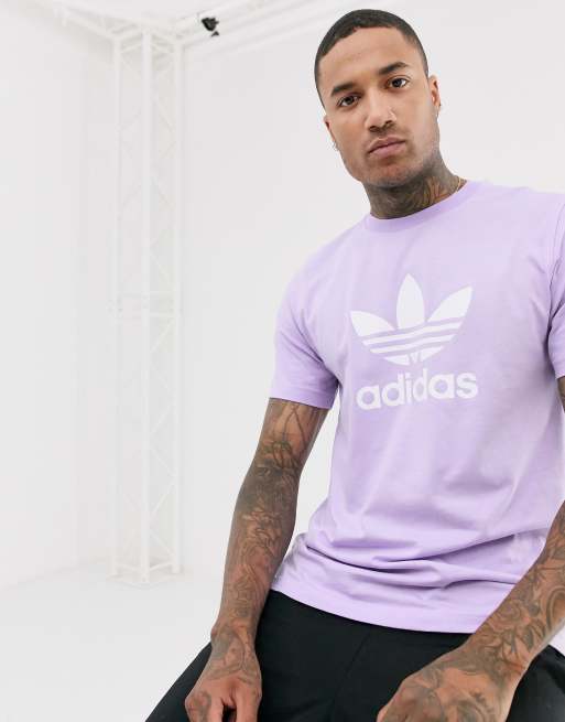 Adidas originals men's store trefoil tee