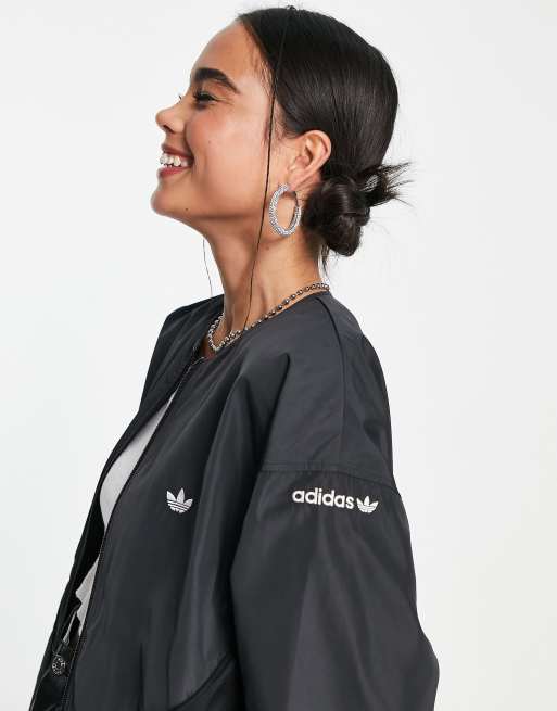 adidas Originals trefoil windbreaker jacket with mesh inserts in