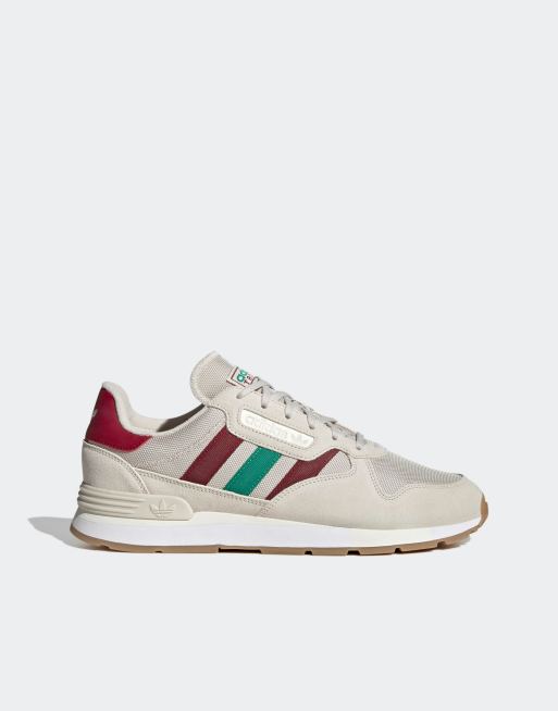 adidas Originals Treziod 2 trainers in grey and red