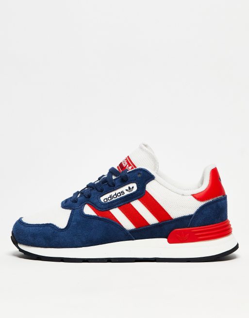 Navy and red on sale trainers