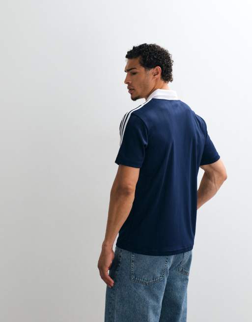 adidas Originals – Trikot in Marineblau mit Nadelstreifen, 4 von 5