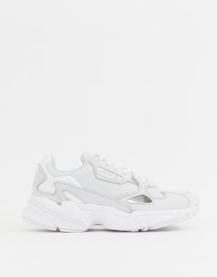 adidas triple falcon white