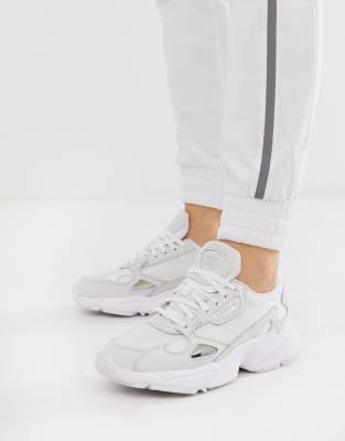 adidas falcon trainers white