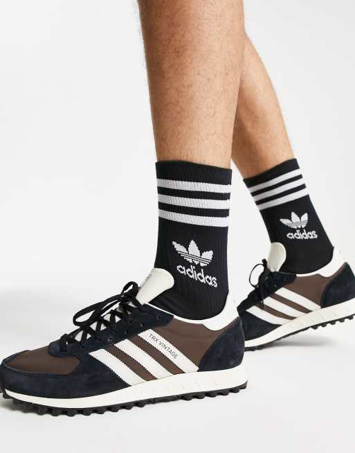 adidas Originals TRX Vintage sneakers in black | ASOS display picture 1
