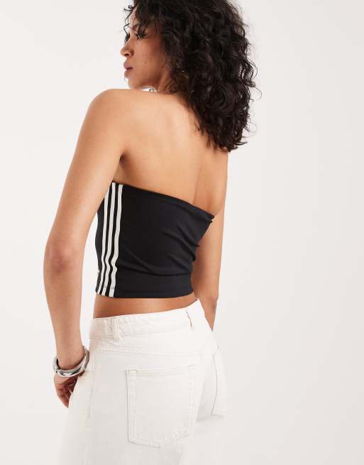 adidas Originals – Tube-Top in Schwarz, 4 von 4