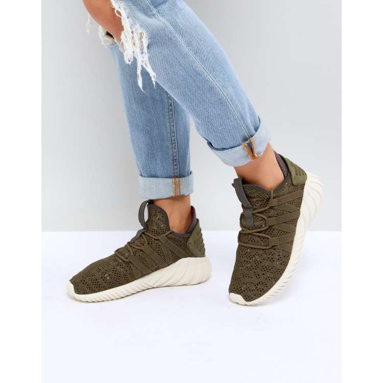 Adidas tubular khaki hotsell
