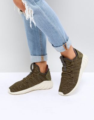 khaki adidas jeans trainers