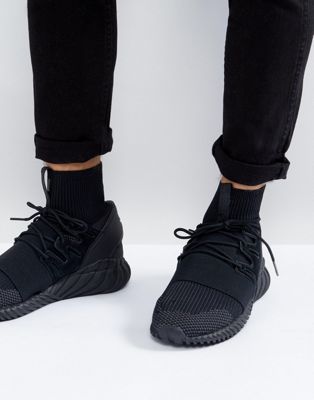 adidas Originals Tubular Doom Primeknit Sneakers In Black DA9023 | ASOS