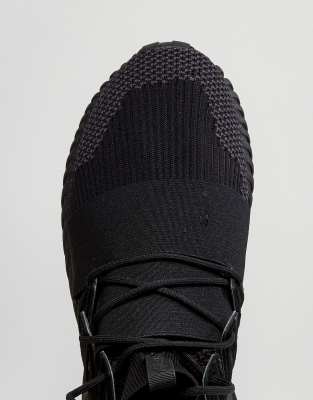 adidas originals tubular doom primeknit sneakers in black da9023