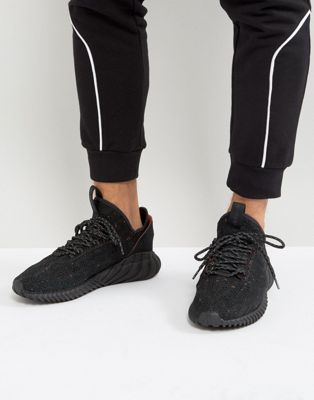 adidas originals tubular doom sock primeknit sneakers in gray