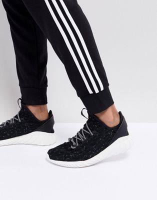 adidas originals tubular doom sock primeknit sneakers in gray