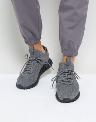 adidas Originals Tubular Doom Sock Primeknit Sneakers In Grey BY3564 | ASOS