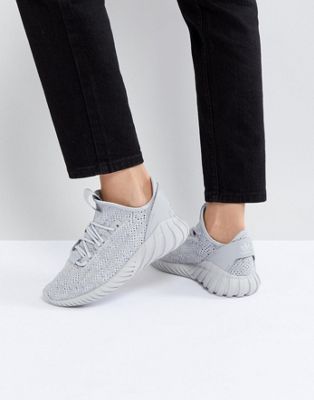adidas Originals Tubular Doom Sock Sneakers In Gray | ASOS