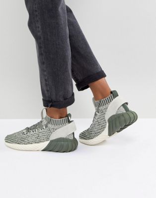 adidas Originals Tubular Doom Sock Sneakers In Green | ASOS