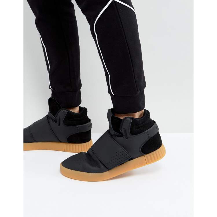 Adidas tubular invader strap core black sale