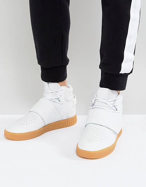 adidas Originals Tubular Invader Strap Sneakers In White BY3629 | ASOS التعدين الفضائي