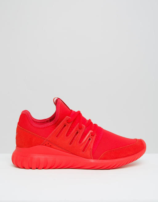 Adidas tubular cheap red shoes