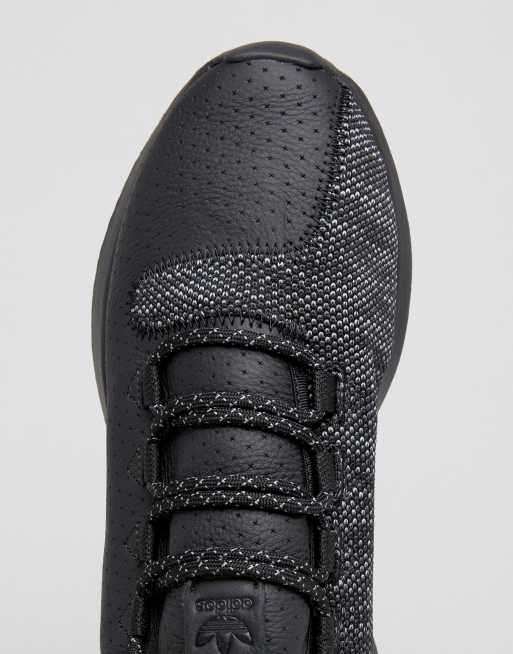 Adidas originals tubular shop shadow black and white